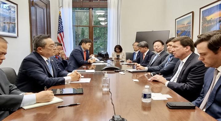 Delegation for economic cooperation between Korea and the U.S. visits Washington D.C.